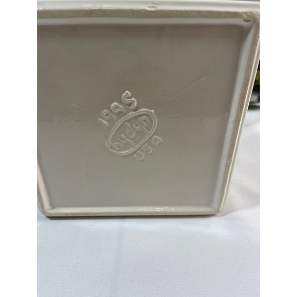 Vintage Hyalyn Pottery USA 1995 Vegetables Canister - 8" Tall - Picture 10 of 12